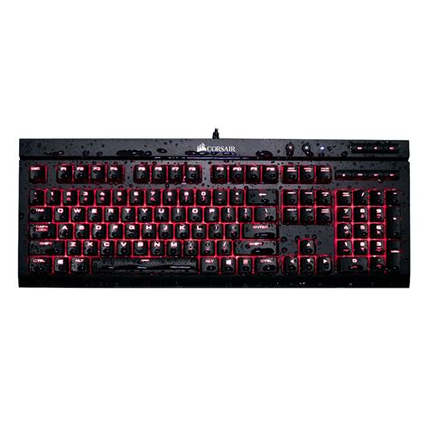 corsair  mechanical gaming keyboard cherry mx red spill resistance taipei  computers