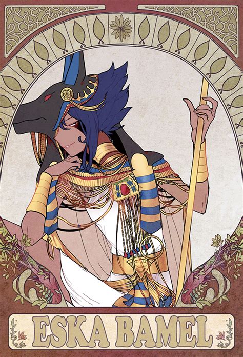 Pin By Little Red Fox On 게임 일러스트 In 2020 Anime Egyptian