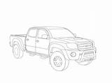 Tacoma Toyota Lineart Deviantart Deviant Downloads sketch template