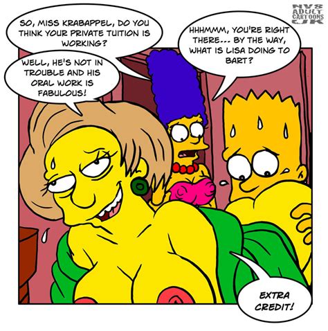 164450 Bart Simpson Edna Krabappel Marge Simpson The