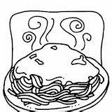 Espaguetis Dibujos sketch template