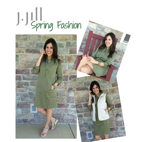 Spring Fashion From J Jill Styling A Shirt Dress Momma