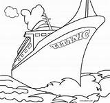 Titanic Coloring Pages Print Cool2bkids Printable Kids sketch template