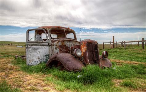 rusty old farm truck photograph by chad rowe