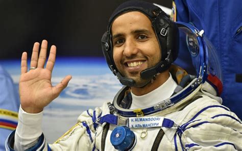 hazzaa almansoori becomes first emirati astronaut to step in