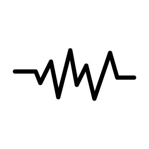 wave frequency sound  style icon  vector art  vecteezy