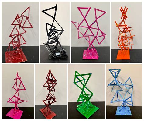 modular sculpture art lesson  art teacher