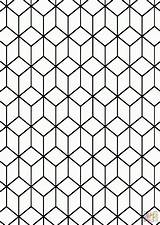 Pattern Weave Weaving Clipart Coloring Square Background Drawing Tessellation Woven Line Transparent Pages Patterns Isometric Arts Fabric Geometric Svg Symmetry sketch template