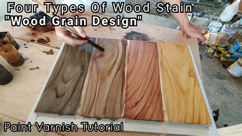 wood grain design  tinting color step  step  beginners youtube