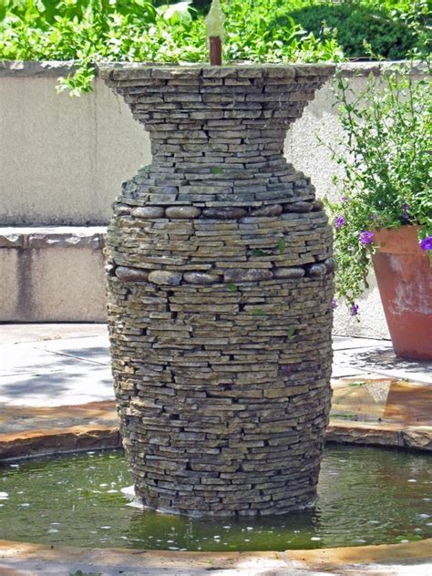 inspiring garden water features  images planted