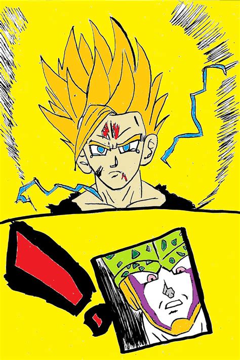 Gohan Vs Cell By Charizardnumber6 On Deviantart