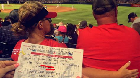 in the tweets two teens out cheating wife at braves game… [photos video]