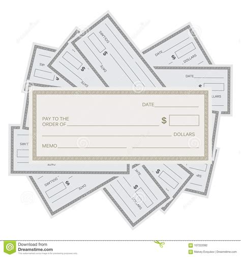 Blank Check Template Check Template Banking Check Templ