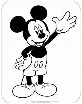 Mickey Waving Disneyclips Misc sketch template