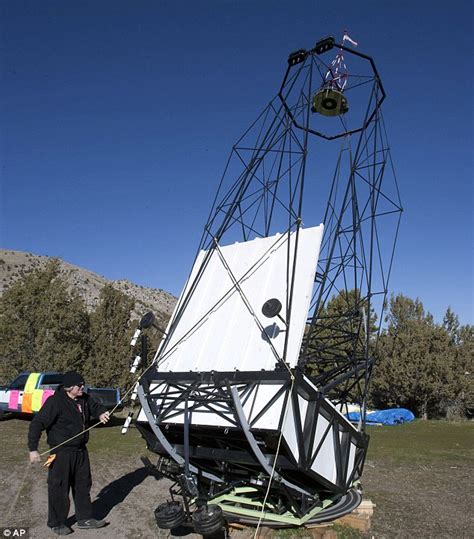 utah truckdriver builds worlds largest amateur telescope daily mail online