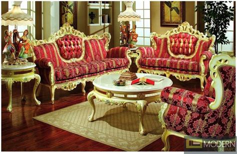 pc high  classic provincial victorian sofa loveseat chair living