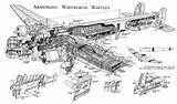 Cutaway Whitley Yak Raf Force Paratrooper sketch template