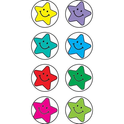 happy stars mini stickers tcr teacher created resources