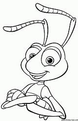 Bugs Life Coloring Pages Flik Disney Colouring Sheet Bug Sheets Online Print Printable Obj Letscolorit Characters Drawings Book Cartoon Getcolorings sketch template