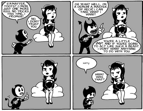 Bendy And Alice Angel In Hot Kisses 3 By Negaduck9 On