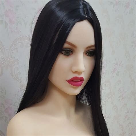 63 Cool Girl Face Oral Sex Doll Head For Big Size Sexy Dolls 135cm