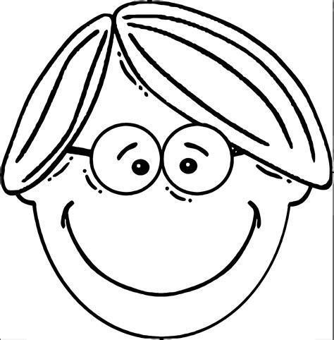face smiley face  coloring page wecoloringpagecom
