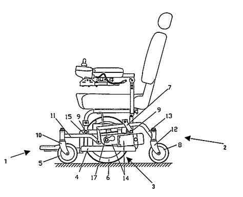 patent  jointed mechanism  electric wheelchair google patents