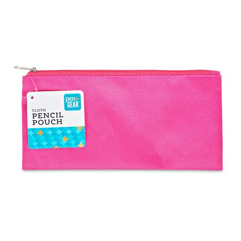 Pen Gear Cloth Zipper Pencil Pouch Pencil Case Pink 8 75 X 4 25