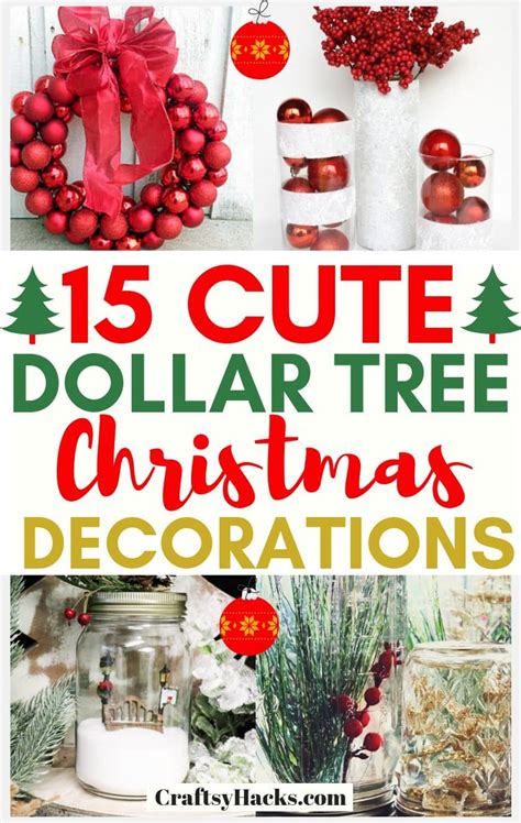 beautiful dollar tree christmas decorations craftsy hacks