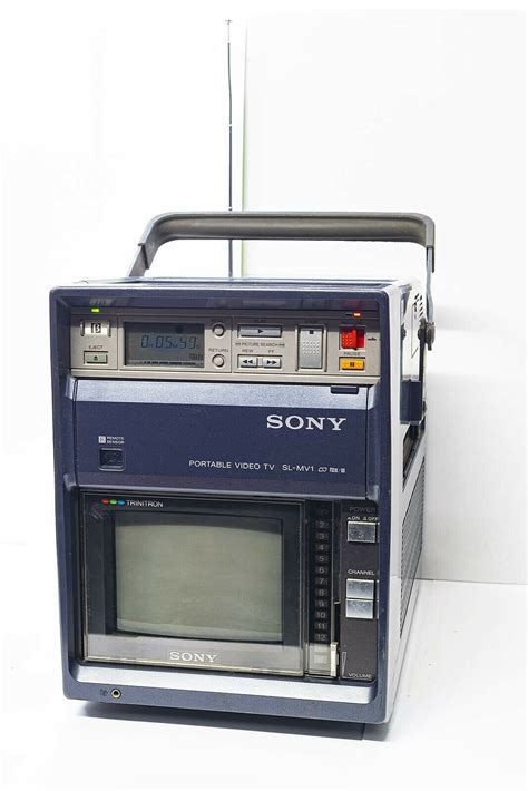 extremely rare sony sl mv betamax portable video tv recorder   ebay sony portable