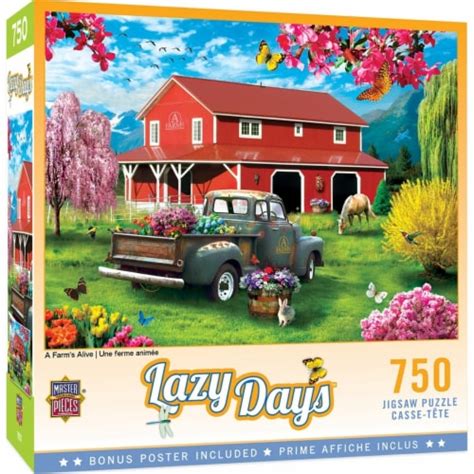 masterpieces  piece jigsaw puzzle  adults  farms alive