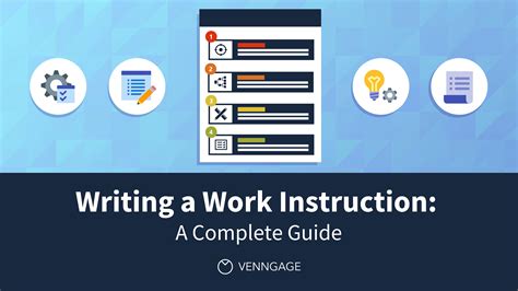 writing  work instruction  complete guide venngage