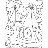 Tent Coloring Pilgrim Indians Pages Xcolorings 126k Resolution Info Type  Size Jpeg sketch template