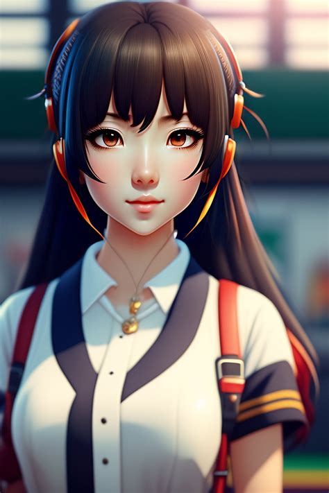 Lexica Anime Girl In School