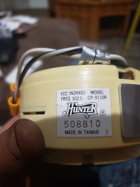 hunter ceiling fan model number location cp  ver  control unit   hunter ceiling