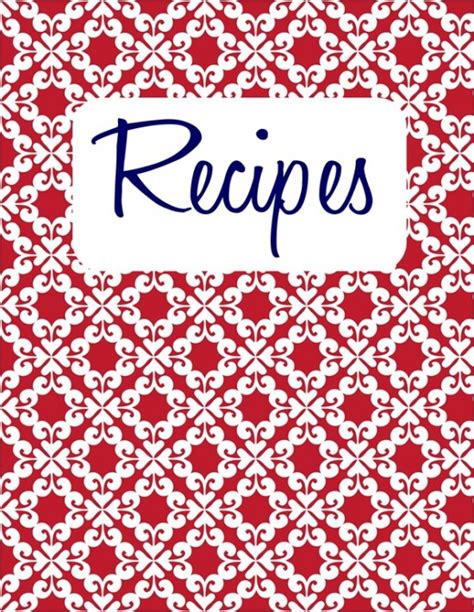 images  printable cookbook cover designs cookbook cover