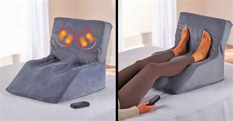 this device lets you get a shiatsu foot massage while laying in bed