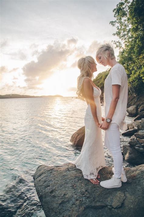 come explore five of our favorite beach wedding destinations lesbian