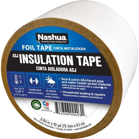 nashua tape     yd asj  service jacketing insulation