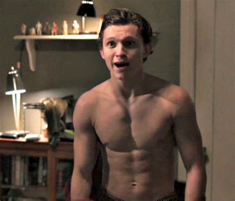 Tom Holland Shirtless Spiderman Stuarte