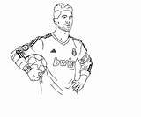 Sergio Ramos Pages Coloring Color Online Image1 Printable Coloringpagesonly sketch template