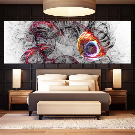 abstract canvas wall art white bright abstract art print colorful
