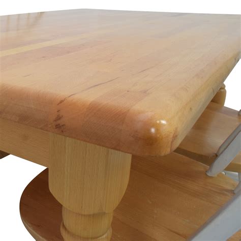 butcher block kitchen table   chairs tables