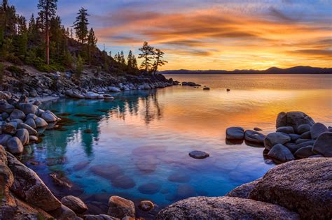 california lake lake tahoe wallpaper nature  landscape wallpaper