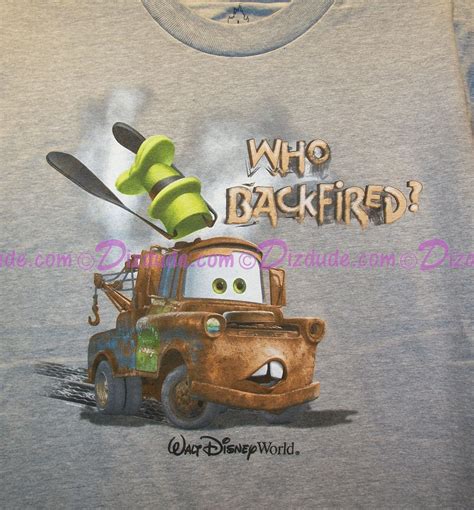 Disney Pixar Cars Mater Who Backfired T