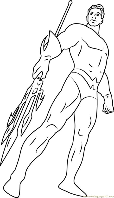 aquaman issue   coloring page  aquaman coloring pages
