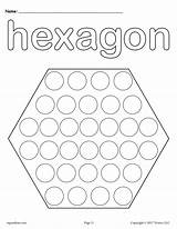 Hexagon Dot Coloring Printable Do Shapes Shape Preschool Toddlers Kids Printables Preschoolers Pages Recognition Kindergarteners Skills Practice Motor Fine Perfect sketch template