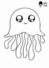 Jellyfish Quallen Malvorlagen Medusa Qualle Jelly Zeichnen Ausmalen Seahorse sketch template