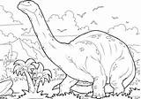 Colorear Dinosaurio Brontosaurio Brontosaurus Dinosaurios Apatosaurus Jurassic Dinosaurs sketch template