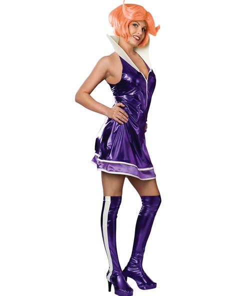 adults women s deluxe the jetsons sexy jane jetson costume small 6 10